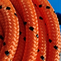 Corde en nylon tressé double Cordon tressé en polyester 14mm-20mm Dock Line Boat Marine