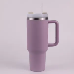 40oz Self Cooling Mug Cup Vacuum High Quality Stainless Steel Cup With Lid And Straw