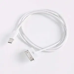 Wit/Zwart 1M/3.3ft Usb C Mannelijk Naar 30pin Mannelijke Power Charge Data Transfer Kabel Cabletolink