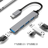 Hub USB 2.0 à 4 ports, adaptateur USB 3.0 5 Gbps pour ordinateur portable