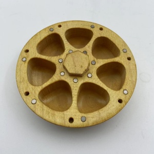 Plataforma de Madera CNC con Borde Envolvente para Productos Electrónicos de Haya (Parte Superior Izquierda y Derecha) - Product Image 4