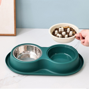 Comedero Doble para Mascotas de Gran Capacidad, Diseño Antideslizante y Antivuelco, para Perros y Gatos - Product Image 5