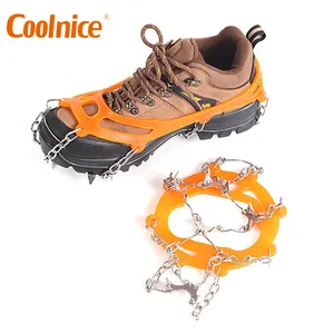 Outdoor Climbing Safety Walking Anti Slip Stainless Steel Spikes Shoes Snow Ice Shoe Crampons