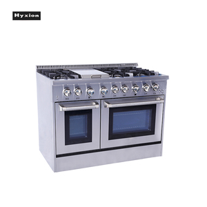 48 "Đôi lò 6 Burner <span class=keywords><strong>gas</strong></span> phạm vi với lò - Product Image 1