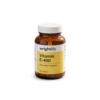 Vitamin E 400 IU 60/90 Kapsul Softgel Antioksidan Alami Pendukung Kesehatan Sel Kulit Wright Life OEM Private