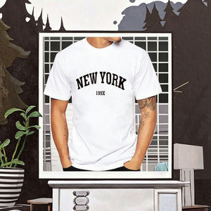 เสื้อยืดโอเวอร์ไซส์ผู้ชาย ป้ายกำกับแบบกำหนดเอง ผ้าเรียบ ระบายอากาศได้ดี สวมใส่สบาย สีพื้น แขนสั้น - Product Image 2