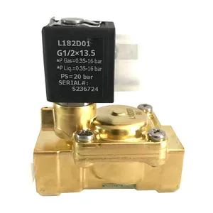 Per affilata <span class=keywords><strong>Sirai</strong></span> 14A elettrovalvola a solenoide a 4 punti L182B01-Zb10A e L182D01-Zb10A materiale in ottone da 1 pollice e 1.5 pollici - Product Image 1