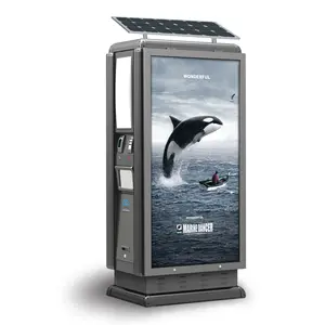 Marine Dancer Custom Solar Advertising Light Box LED Outdoor Advertising Signs Boards Supplier
