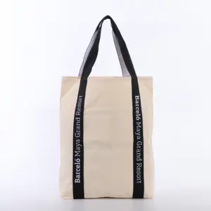 Eco Friendly Plain Blank grande capacità spalla cotone drogheria Everthing Canvas City Tote Bag con manici in pelle