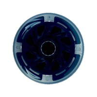 Roues LED sans batterie 100x24mm en PU pour rollers en ligne et trottinettes, roulements 608, fabricant OEM de roues