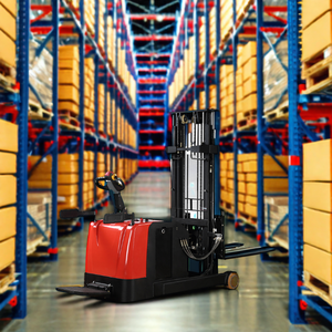 4,5 m de altura, 1,2 toneladas, 1,5 toneladas, 2 toneladas, ZAPI, estación de conducción de conductor, carretilla elevadora, camión de alcance, apilador eléctrico de paletas - Product Image 5