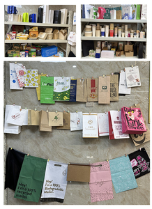 Wholesale Custom Printed Food Packaging Kraft Bread Grocery Square Bottom Greaseproof Takeaway Food <b>Paper</b> Bag - Product Image 5