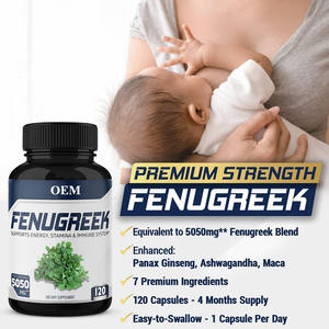 OLLI OEM/ODM/OBM diskon besar Label pribadi kapsul <span class=keywords><strong>Fenugreek</strong></span> biji biji bubuk kapsul ekstrak <span class=keywords><strong>Fenugreek</strong></span> - Product Image 5