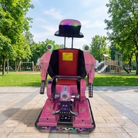 Robot Guerrier Électrique d'Extérieur Haute Qualité pour Jeu de Combat, 250W, Rotation à 360 Degrés, Anti-Collision, pour Divertissement