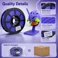 Filamento PETG Básico Inicial Color Púrpura, Material de Impresión de Alta Resistencia, Filamento para Impresora 3D para Impresión FDM