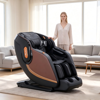 Nouveau design de fauteuil de massage de luxe pour le corps entier, avec roulement, pétrissage, chaleur et airbag, pour spa à domicile