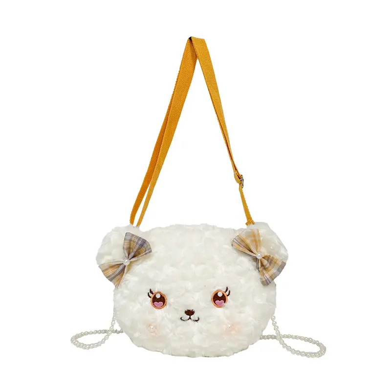 custom Japanese stuffed bear head backpack DropShipping Kawaii plush bag
