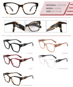 באיכות גבוהה גברים אצטט משקפיים אופטיים עם סגנון מחשב מסוגנן לקריאה נוחה - Product Image 2