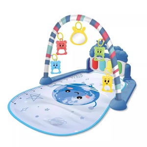 Tapis de jeu musical interactif pour bébé avec <span class=keywords><strong>piano</strong></span>, support orthopédique pour la colonne vertébrale, 3 couches de PVC, cadeau pour nouveau-né, espace de jeu sécurisé - Product Image 2