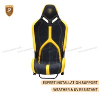 Siège baquet de simulation de course universel en fibre de carbone sèche pour Lamborghini Aventador SVJ, sièges sport de course et de simulation personnalisés