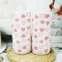 Bougie pilier en forme de cœur extra large, personnalisée, romantique, pour la décoration de fête de mariage, vente en gros, pour les cadeaux de la Saint-Valentin