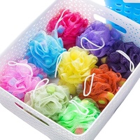 Éponge de Douche Naturelle Écologique en Loofah Zhen Nature, Fleur de Loofah Douce Exfoliante, Boule de Bain Moderne pour le Nettoyage Corporel des Enfants