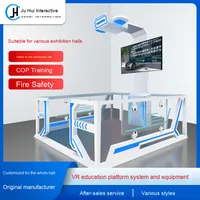 VR Interactive Training Experience Center Equipment Metal Firefighting Simulation Emergency Safety Education for Construction