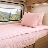 Ensemble de literie tout-en-un avec fermeture éclair, imprimé personnalisé, pour caravane, anti-moisissure, pour camping-car, pour voyages en famille, literie Zippy pour lits superposés