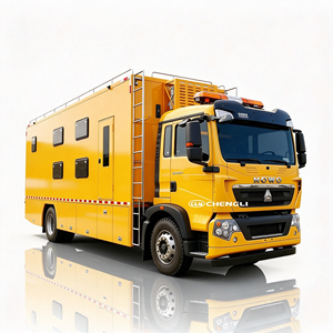 รถขายอาหารเคลื่อนที่ HOWO 4 × 2 สามารถรองรับการรับประทานอาหารได้พร้อมกัน 300 คน - Product Image 1