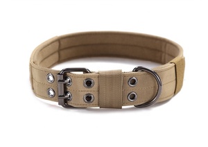 Correa ajustable de patrón sólido para mascotas, collar de perro de ajuste personalizado con anillo en D y hebilla, hecho de nailon duradero y poliéster - Product Image 2