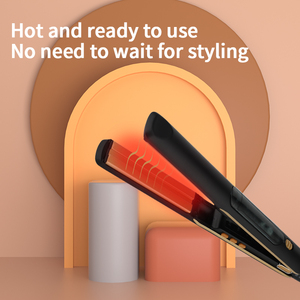 Resuxi man305 điện áp kép 2 trong 1 phẳng sắt cho phi Mỹ tóc phẳng Irons quăn thẳng tóc ép tóc và cur - Product Image 4