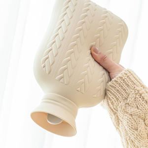 Bolsa de Agua Caliente de Silicona NEWEVER, Doble Uso, Caliente/Frío, Calentamiento por <span class=keywords><strong>Microondas</strong></span>, Calor Corporal Completo, Calentadores de Manos y Pies para Oficina y Cama - Product Image 1