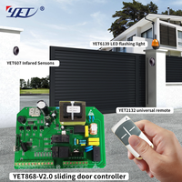 Venta directa de fábrica YET868 receptor universal 433MHz puerta corredera automática tablero de control remoto controlador de puerta