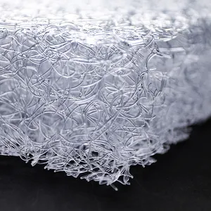 Matelas en fibre d'air en polymère PE vermicelli 4D, matière respirante et qui ne noircit pas, déforme, pour adulte, 1 pièce