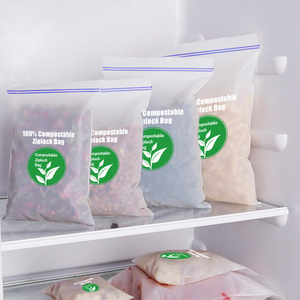 <span class=keywords><strong>2025</strong></span> thân thiện với môi trường compostable resealable dây kéo bao bì thực phẩm phân hủy sinh học Ziplock túi phân hủy túi nhựa - Product Image 4