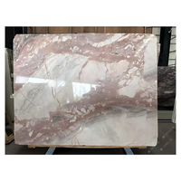 Dalles de marbre rose Quatre Saisons, imperméables, pour intérieur, design luxueux, écologiques, grandes dalles d'Italie