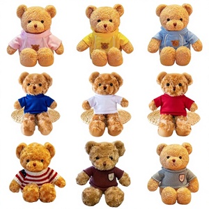 Orsacchiotto Principessa Ricamato Super Morbido, Peluche con Logo Stampato, Giocattolo Antistress in Cotone PP - Product Image 1