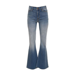 Streamlined Bootcut Jeans For Women In Slim Through Hip With Controlled Flare For Refined Proportional Balance - Product Image 1