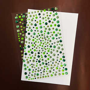 Babysbreath tatuaje <span class=keywords><strong>temporal</strong></span> pegatina cara joyas Rhinestone piedra maquillaje pegatina para música Festival fiesta Accesorios - Product Image 2