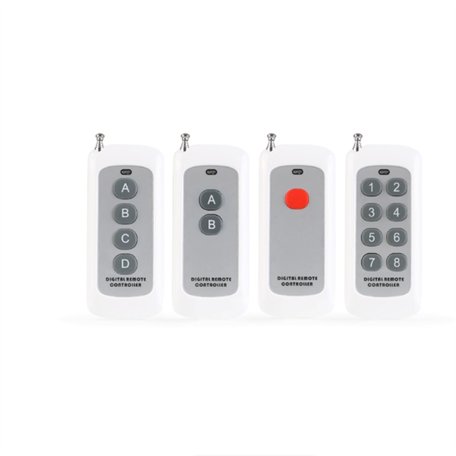 XLW  1000m 315MHz White 1/2/4/8-button Wireless Remote Control with Button Switch
