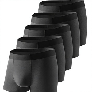 Nouveau Boxer Homme 2026 en Modal Taille Mi-Haute Respirant Motif Carreaux Tricoté Fourniture ODM Utilisation Toutes Saisons - Product Image 1