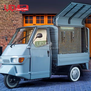 Mini camion de restauration mobile d'extérieur, bar à bière, chariot à champagne à 3 roues, tricycle bar à vin - Product Image 3