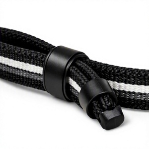 Accesorio Profesional para Pádel TOPLINE, Cordón de Seguridad Desmontable, Cinta Protectora de Nailon de Doble Tono, Accesorio Deportivo Portátil con Rayas - Product Image 3