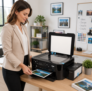 <span class=keywords><strong>Imprimante</strong></span> jet d'encre photo 6 couleurs L805 CISS sans fil USB A4, impression sans bordure, numérisation, copie, en stock pour les ateliers d'impression photo - Product Image 6