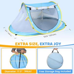 Prix de gros, protection UV UPF 50+, abri solaire portable, tente de plage pour bébé avec sac de transport - Product Image 4