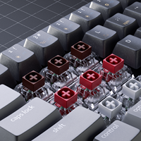 Interrupteurs de clavier mécanique Kailh Box V1, anti-poussière, à échange à chaud, axes linéaires et tactiles pour personnalisation DIY, jeux, bureau et saisie