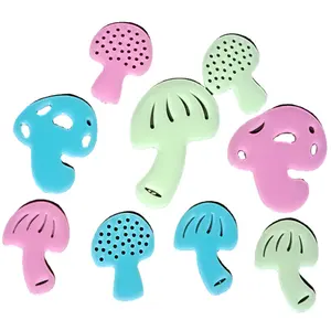 CRAFT glow-in-the-dark color Mushroom Patch for students fluorescent science fungus wall decoration Luminous three-dimensional p