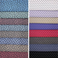 Tissu sergé imprimé teint en fil 65 % polyester 35 % coton pour chemises de filles, poids moyen, respirant, fourni par l'usine