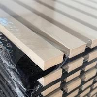 Panel dinding miring kayu dalam ruangan dekorasi dinding dan langit-langit