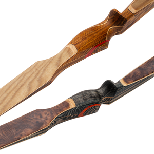 Arc puissant de tir à l'arc traditionnel en fibre de verre noire avec noyau en bambou RH & LH <span class=keywords><strong>Reflex</strong></span> - Product Image 5